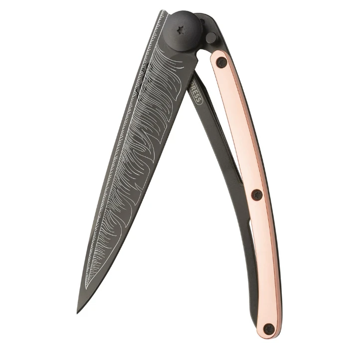 Deejo 37g Tattoo Pink Gold Gilded / Feather 1 Deejo 37g Tattoo Pink Gold Gilded / Feather