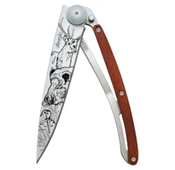 Deejo Tattoo 37g Coral Wood Hunting Scene