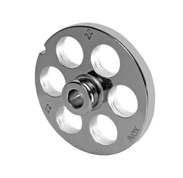 Wolfcut Germany Enterprise 22 RVS Plaat Met Navel 20 Mm 1 Wolfcut Germany Enterprise 22 RVS Plaat Met Navel 20 Mm