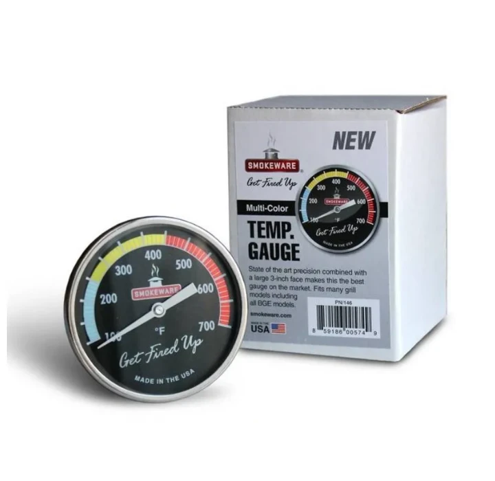 Smokeware RVS Thermometer Multi Color Zwart °F 82mm 3 Smokeware RVS Thermometer Multi Color Zwart °F 82mm - Image 3