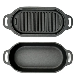 Valhal Outdoor Gietijzeren Dutch Oven Met Grill Deksel Ovaal 2 Liter -The Bastard Winkel image 2136