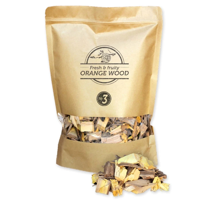 Smokey Olive Wood Sinaasappel Rookchips 1,7 Liter 1 Smokey Olive Wood Sinaasappel Rookchips 1,7 Liter