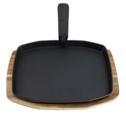 The Bastard Sizzling Plate & Holder Cast Iron L/M