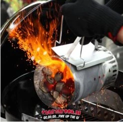 Weber Grote Brikettenstarter + GRATIS Weber Briketten + Aanmaakblokjes -The Bastard Winkel image 303