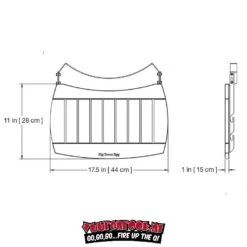 Big Green Egg Acacia Wood Egg Mates Medium -The Bastard Winkel image 536