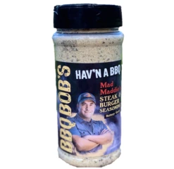 BBQ Bob’s Hav’n A BBQ Mad Maddie’s Steak And Burger (Garlic Butter) Seasoning 11oz