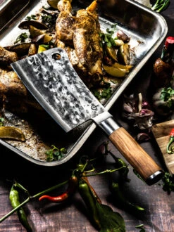 Olive Forged Aziatisch Hakmes -The Bastard Winkel image 651