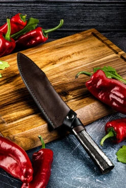 Leather Forged Leren Hoes Koksmes -The Bastard Winkel image 654