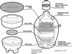 Big Green Egg Large + Nest+ Cover -The Bastard Winkel image 777