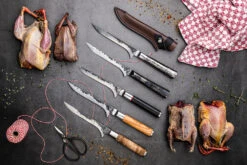 Leather Forged Leren Hoes Uitbeenmes -The Bastard Winkel image 829