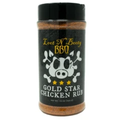 Loot N Booty BBQ Gold Star Chicken Rub 13oz